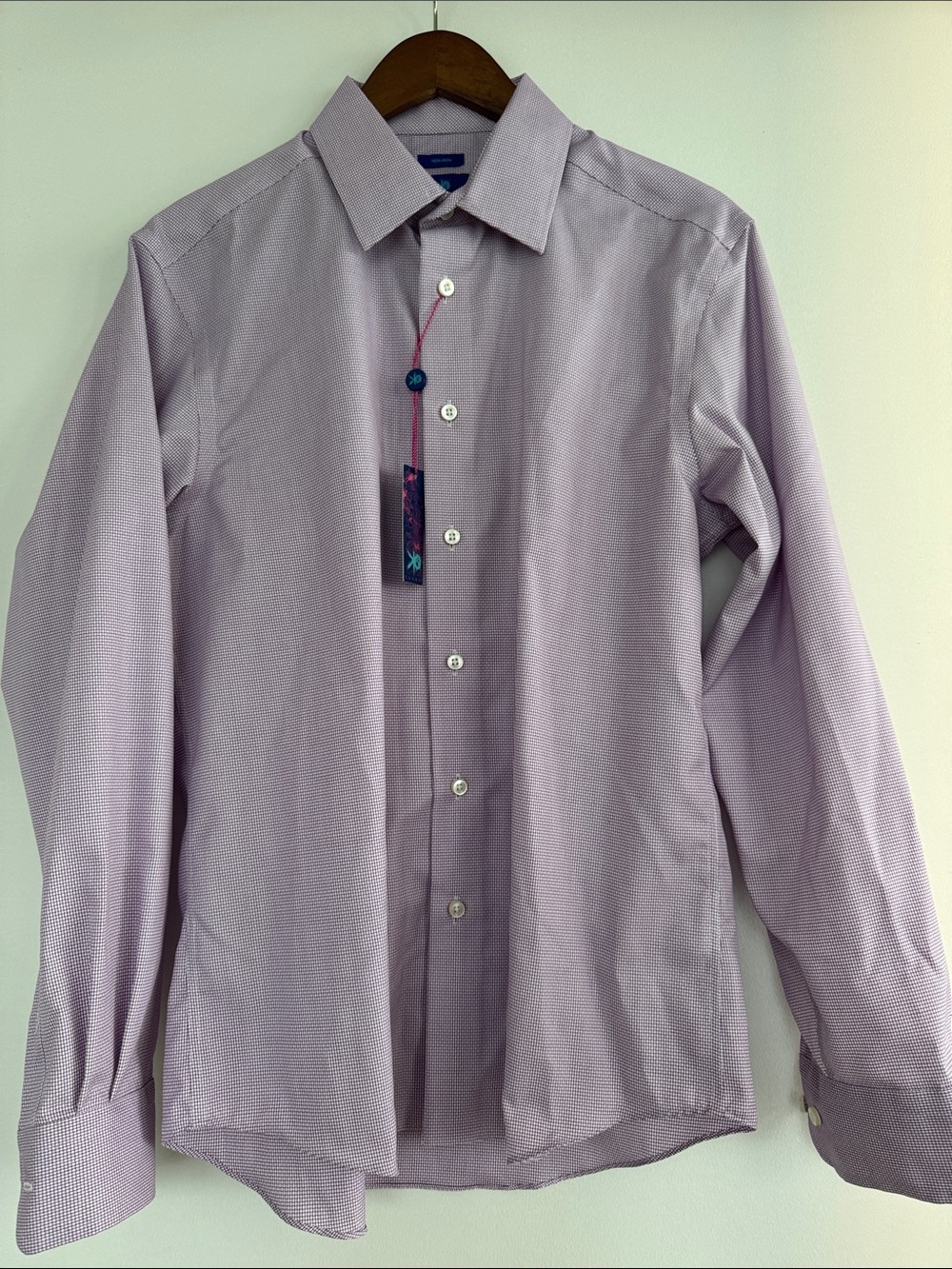 Egara Men's Lavender Dress Shirt